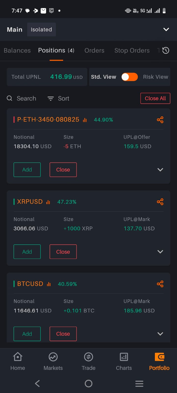 Feedback from trader 3