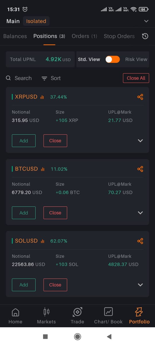 Feedback from trader 3